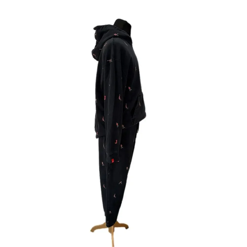 Air Jordan Essentials AOP Hoodie and Jogger Pants - Men's XL